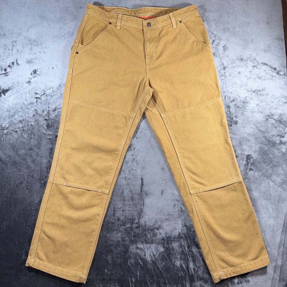 Patagonia Iron Forge Hemp Canvas Double Knee Work Pants Brown 55365 Size 16